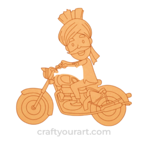 Man on Bike design 2