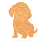 Dog Pre Marked MDF Design 6
