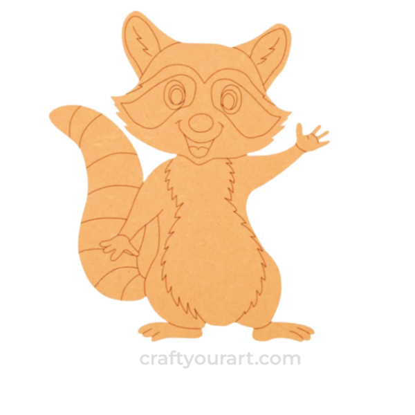 Black Racoon design 1