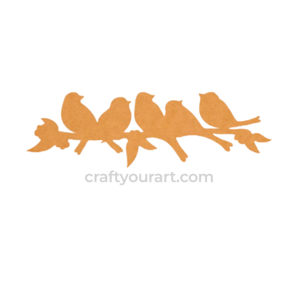 Birds on branch design 4