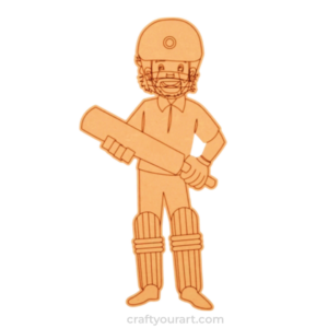 Batsman cricket design 2