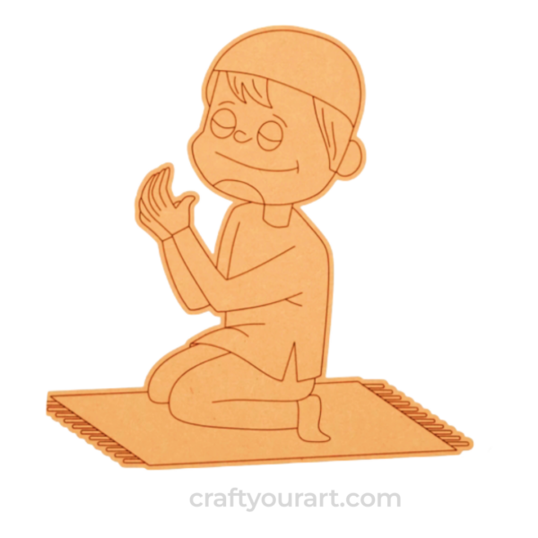 Boy Praying Namaz design