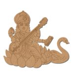 Goddess Saraswati Ji With Swan Pre marked Design 1