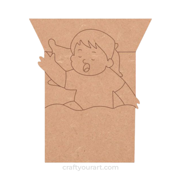 Boy sleeping on bed design