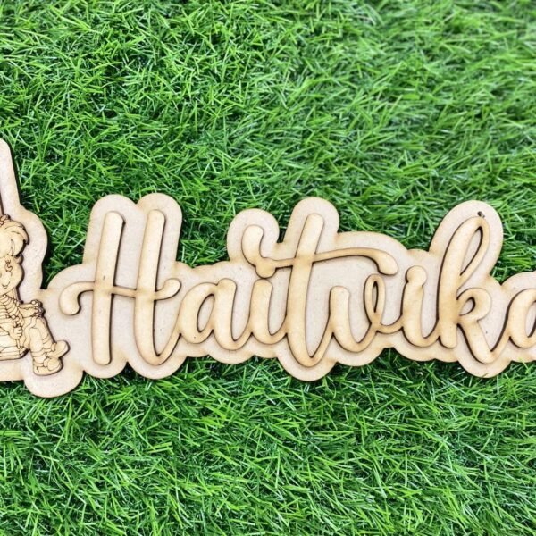 Customised 2 layer kids name