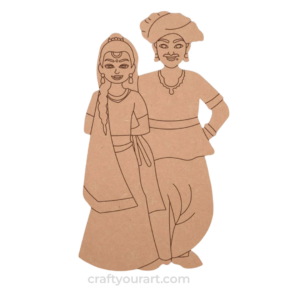 Gujarati Couple design 1