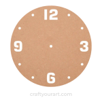Designer cut clock base 1