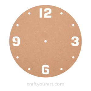 Designer cut clock base 1