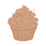 Cup cake design 4