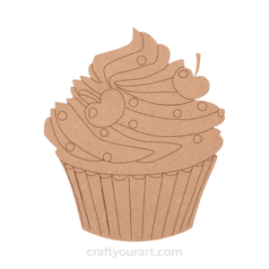 Cup cake design 4