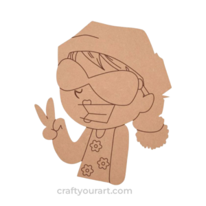 Little girl wearing sunglass
