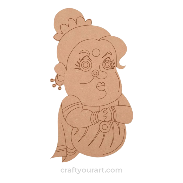 Aunty Cartoon design 5