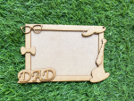 Father photo frame -A memory to trasure for father's day design 2