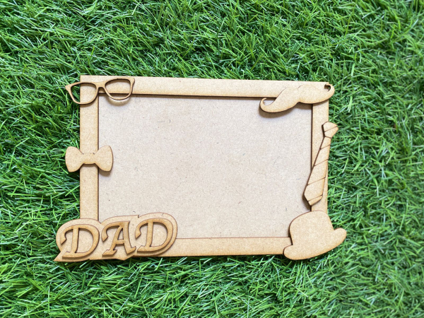 Father photo frame -A memory to trasure for father's day design 2