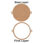 2 Layer Plain Rakhi Base 1
