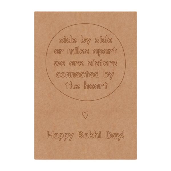 Raksha Bandhan Pre Marked Base Mdf Design 7