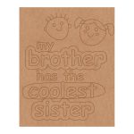 Raksha Bandhan Pre Marked Base Mdf Design 11
