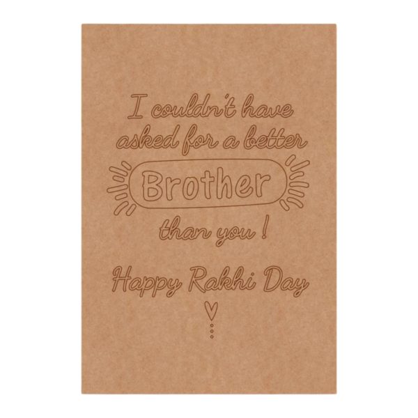 Raksha Bandhan Pre Marked Base Mdf Design 12