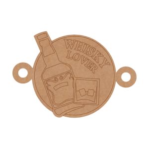 Whiskey Lover Rakhi Pre Marked Design 1