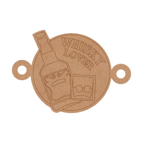 Whiskey Lover Rakhi Pre Marked Design 1