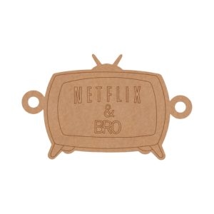 Netflix Rakhi Pre Marked MDF Design 1