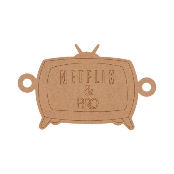 Netflix Rakhi Pre Marked MDF Design 1