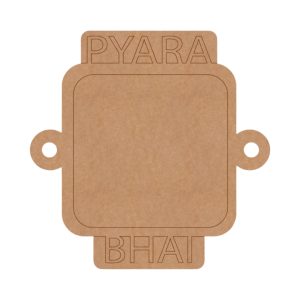 Watch Rakhi Pre Marked MDF Design 1