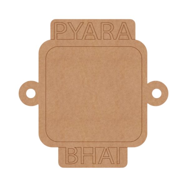 Watch Rakhi Pre Marked MDF Design 1