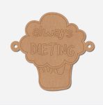 Dieting Rakhi Pre Marked MDF Design 1