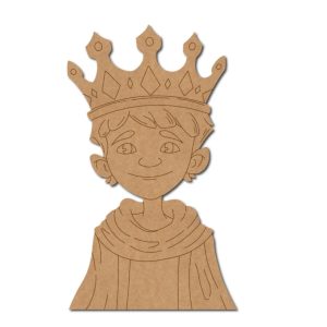 Crown Wearing Boy Pre Marked Design 1