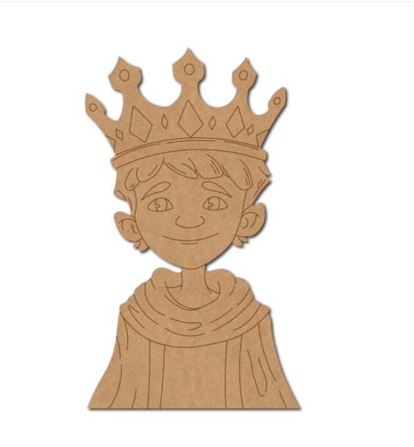 Crown Wearing Boy Pre Marked Design 1