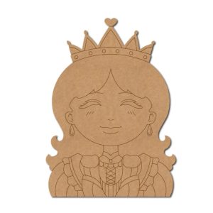 Crown Wearing Girl Pre Marked Design 1