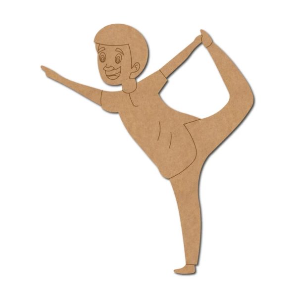 Yoga Man Pre Marked MDF Design 6