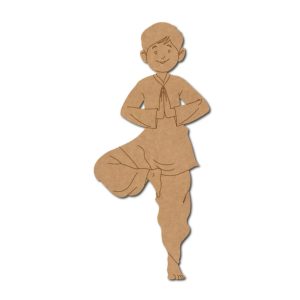 Yoga Boy Pre Marked  MDF Design 2