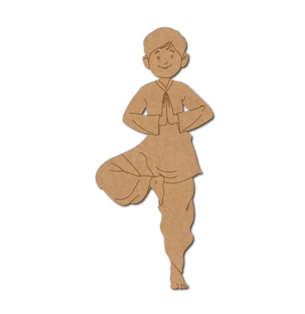 Yoga Boy Pre Marked MDF Design 2