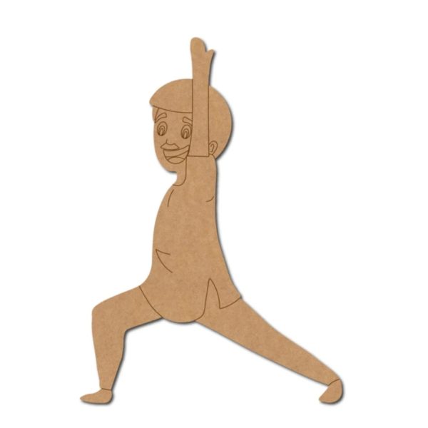Yoga Man Pre Marked MDF Design 3