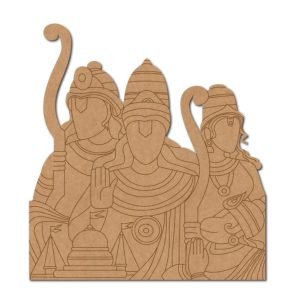 Shri Ram Sita , Laxman Pre Marked MDF Design 3