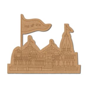 Ayodhya Shri Ram Mandir Pre Marked MDF Design 2