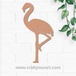 Flamingo Cutout MDF Design 1