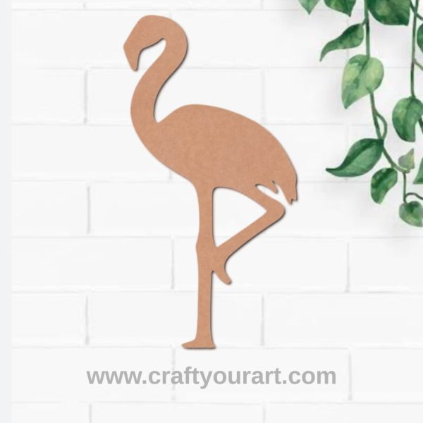 Flamingo Cutout MDF Design 1