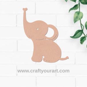 Elephant Cutout MDF Design 6