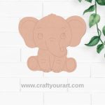 Elephant Pre Marked MDF Design 3