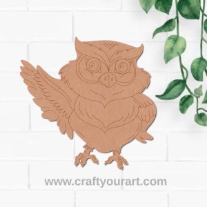 Owl Pre Marked MDF Design 16