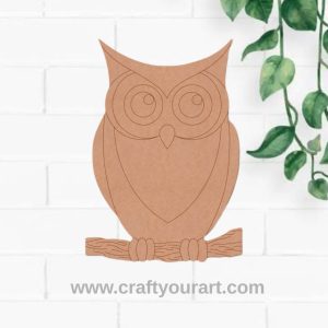 Owl Pre Marked MDF Design 18