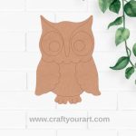 Owl Pre Marked MDF Design 7