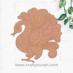 Peacock Pre Marked MDF Design 12
