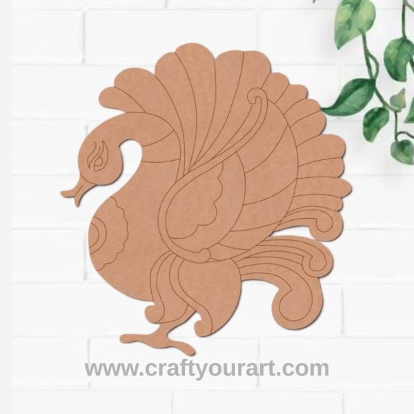 Peacock Pre Marked MDF Design 12