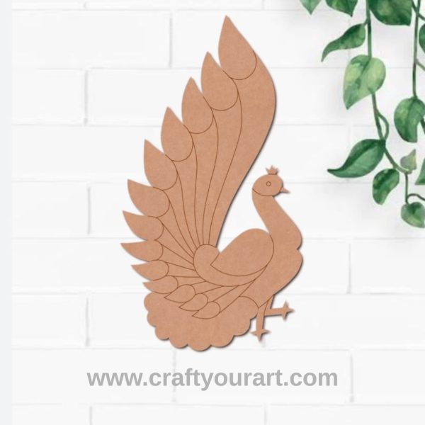 Peacock Pre Marked MDF Design 3