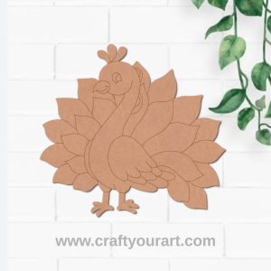 Peacock Pre Marked MDF Design 5