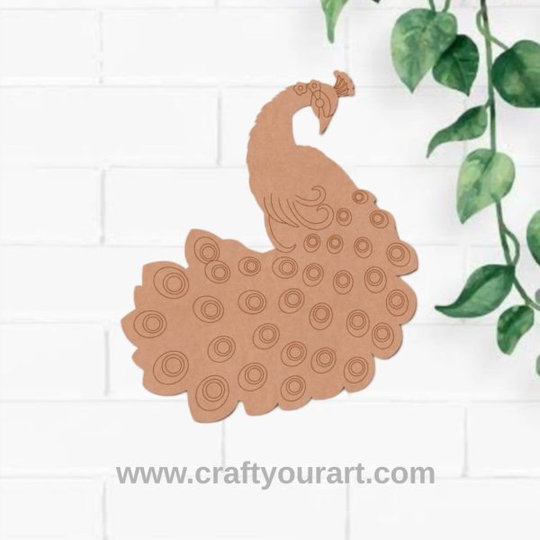 Peacock Pre Marked MDF Design 7